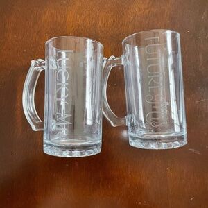 Mr & Mrs Beer Mug Set